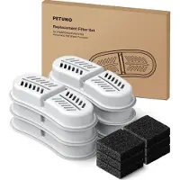 Sonstiges 6 stuks vervangingsfilters voor kattenfonteinen, model PUWF016, voor een voorraad van 6 maanden