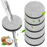 OFFCUP Waterfilter MicroDisc, 6-pack, voor Brita Fill & Go, vermindert chloor en smaakstoffen