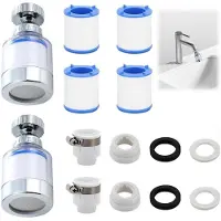Sonstiges 2-delige set waterfilters voor de kraan, drinkwaterfilter met PP-katoen, universeel toepasbaar