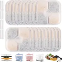 Sonstiges Katzenbrunnenfilters voor Catit Pixi, 20 stuks + 4 slangen, drievoudig filtersysteem met hars en actieve kool