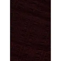 NUKUS Dames Tops & T-shirts Goldie Top - Bordeaux - Maat XXL