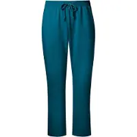 Ulla Popken - Dames - Sweatpants heerlijk zachte binnenzijde - Blauwgroen - Maat 66+