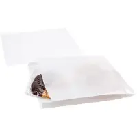 Packlinq Zijvouwzakken Pergamijn papier 17,1x2,5x22,9cm (100 Stuks)