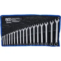 Bgs Spanner, Combinatiesleutelset cranked SW 8 - 27 mm 17 stuks. (27 mm, 18 mm, 11 mm, 12 mm, 20 mm, 19 mm, 15 mm, 25 mm, 13 mm, 21 mm, 14 mm, 8 mm, 10 mm, 23 mm, 26 mm, 22 mm, 17 mm, 9 mm, 16 mm, 24 mm)