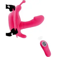 Baile Ultra Passionate - Voorbindvibrator met Afstandsbediening - Roze