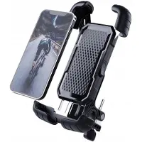 VERK Anti‑shock telefoonhouder voor het stuur – Fiets, Motor, Scooter – Universeel, 360° draaibaar