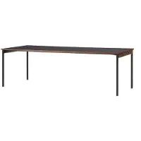 Audo Copenhagen Co Table conferentietafel 240x100cm Black, laminate terra