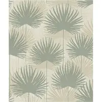 Dutch Wallcoverings Odyssee blad beige/groen L933-04