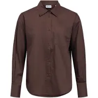 Object Blouse 'OBJZila' donkerbruin
