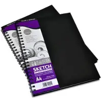 Daler Rowney Daler-Rowney Simply Wirebound Sketchbook A4 - 5 Pack