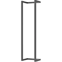 FortiFura Calvi Handdoekrek - 95x25x20cm - PVD - geborsteld gunmetal (antraciet) 33768-96849