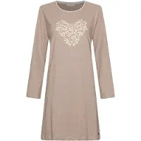 Pastunette Nachthemd '- Nightgown - Harmony - Cotton - Beige' bruin