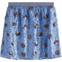 Next Rok blauw / chocoladebruin