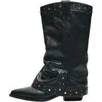 Bershka Cowboylaarzen zwart