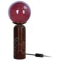 Leitmotiv Lazio Sphere Large LED Tafellamp | 1x E14 25W | Burgundy red
