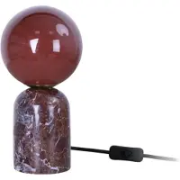 Leitmotiv Lazio Sphere Small LED Tafellamp | 1x G9 9W | Burgundy red