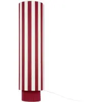 Leitmotiv Vienna Stripes LED Vloerlamp | 1x E27 40W | Burgundy red/off white
