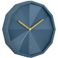 Karlsson Firenze Wandklok | Ø30.6cm | Legion blauw