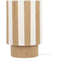 Leitmotiv Vienna Stripes LED Tafellamp | 1x E27 40W | Natural/off white