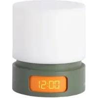 Karlsson Pillar Light LED Wekker | Ø82mm | Jungle groen