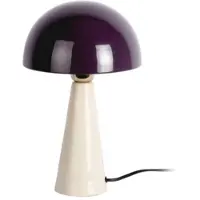 Leitmotiv Prague LED Tafellamp | 1x E27 25W | Off white/plum purple