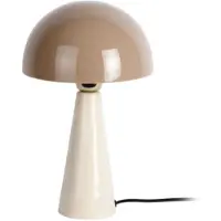 Leitmotiv Prague LED Tafellamp | 1x E27 25W | Off white/mocha brown