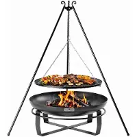 Cookking Schwenkgrill Set Viking 2, inclusief vuurschaal, driepoot en grillrooster