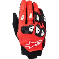 Alpinestars SP X 7, handschoenen ,Zwart/Lichtrood/Wit ,XL