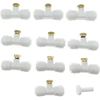 OEM Nebelvernevelers, eenvoudige installatie, waterbesparende werking, 10 stuks, 0,3 mm, wit