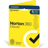 Norton 360 Deluxe (12 Maanden, 5 Apparaten)