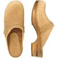 Sanita Clogs Damesklomp open Wood-Ursana Open Nature