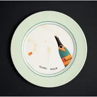 Blogo Design Bone Collection HAPPY TABLE “HAPPY HOUR" China Porselein Bord 20 cm