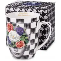 Queen Isabell Koningin Isabell Porseleinen Mok Bloemenvrouw - 410 ml