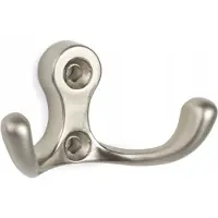 ATM Kleine Satin Nikkel Kapstokhaak - Meubelaccessoire