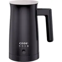 Media Evolution COOK-IT 4-in-1 Melkopschuimer Elektrisch – 300 ml – Warm & Koud Melkschuim – 4 Standen – Melkverwarmer – 500W – Automatische Uitschakeling – Zwart