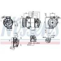 Nissens Airco-compressor NIS 891136