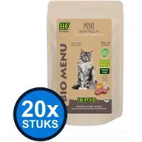 Biofood 20x - Organic Rund Menu - Kattenvoer Natvoer - 100g