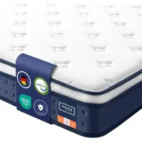 Vasagle - Matras met Gel-Memoryschuim - 180 x 200 x 20 cm - Middelhard H3
