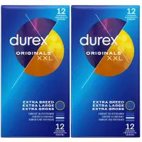 Durex 2x Condooms Originals XXL 12 stuks