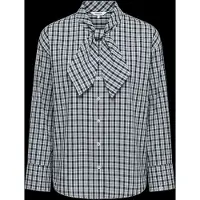 ONLY Blouse Onldisako L/s Bow Detail Shirt Wvn 15386059 Naval Academy/cloud Dancer Dames Maat - XS