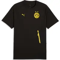 Puma Borussia Dortmund PUMATECH T-shirt met zak voor Heren, Zwart/Geel, Maat M
