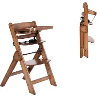 Novi Kinderstoel Yumi Walnut