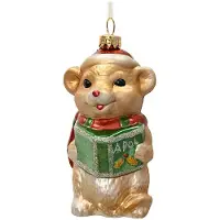 Décoris Muis kerst ornament | (Kunststof)