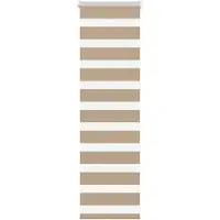 vidaXL Zebra Blind 40x150 cm stofbreedte 35,9 cm polyester zandbruin