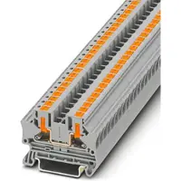 Phoenix Contact 1088728 Doorgangsserieklem 6.2 mm Push-In-klem Grijs 50 stuk(s) Piece