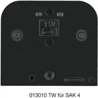 Weidmuller 0130100000 Tussenschot Zwart 20 stuk(s)