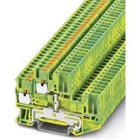 Phoenix Contact 3210897 Aardklem 2-etages 5.2 mm Snelaansluiting Groen, Geel 50 stuk(s) Piece