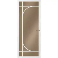 Svedex Binnendeuren NC104 Brons glas | Afgelakt met Superlak | Deurengigant.nl