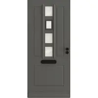Skantrae Voordeuren SKN 2982 Iso satinato glas HR++ | massief hardhout | Deurengigant.nl