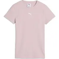 Puma Essential Elevated T-shirt met logo - roze Meisjes Polyester Ronde hals - maat 152